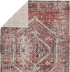 Jaipur Living Swoon Armeria SWO12 Pink/White Area Rug by Vibe Folded Backing Image