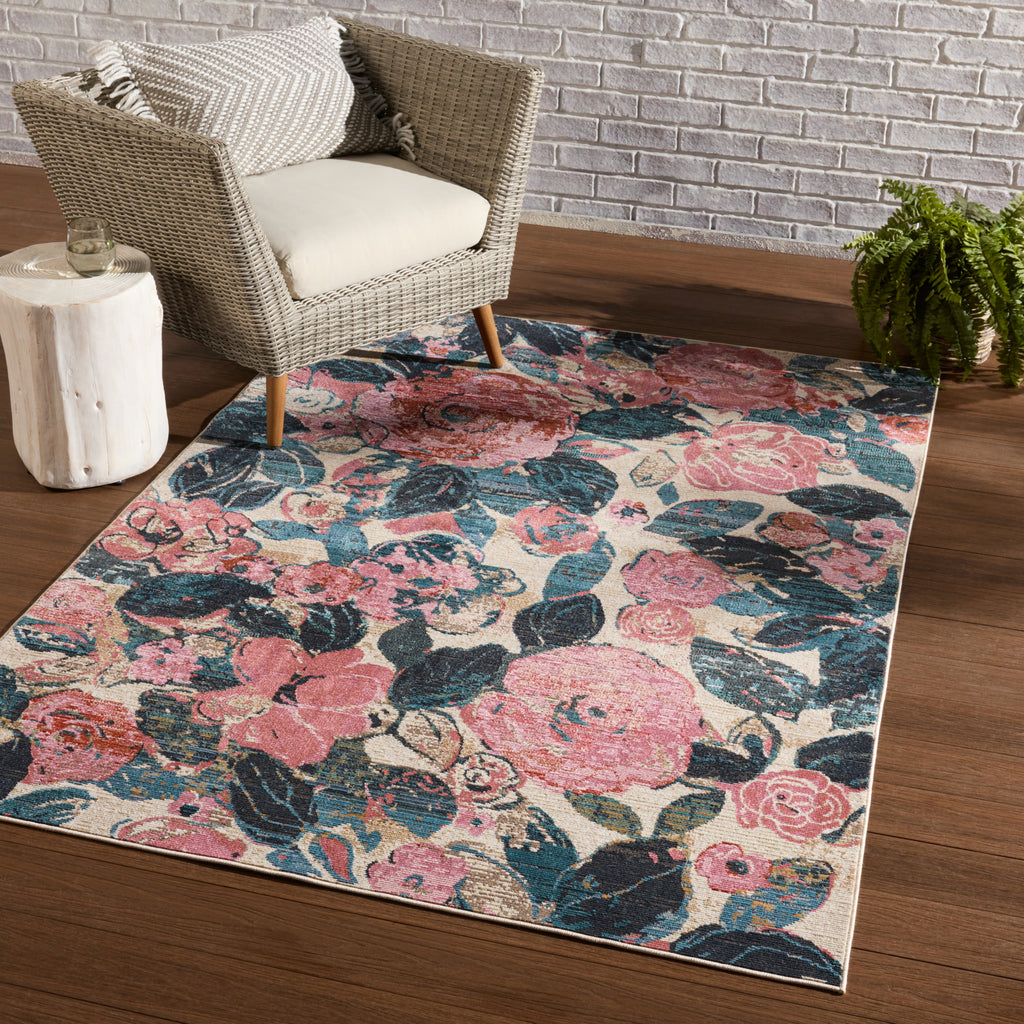 Jaipur Living Swoon Illiana SWO13 Pink/Blue Area Rug by Vibe Lifestyle Image Feature