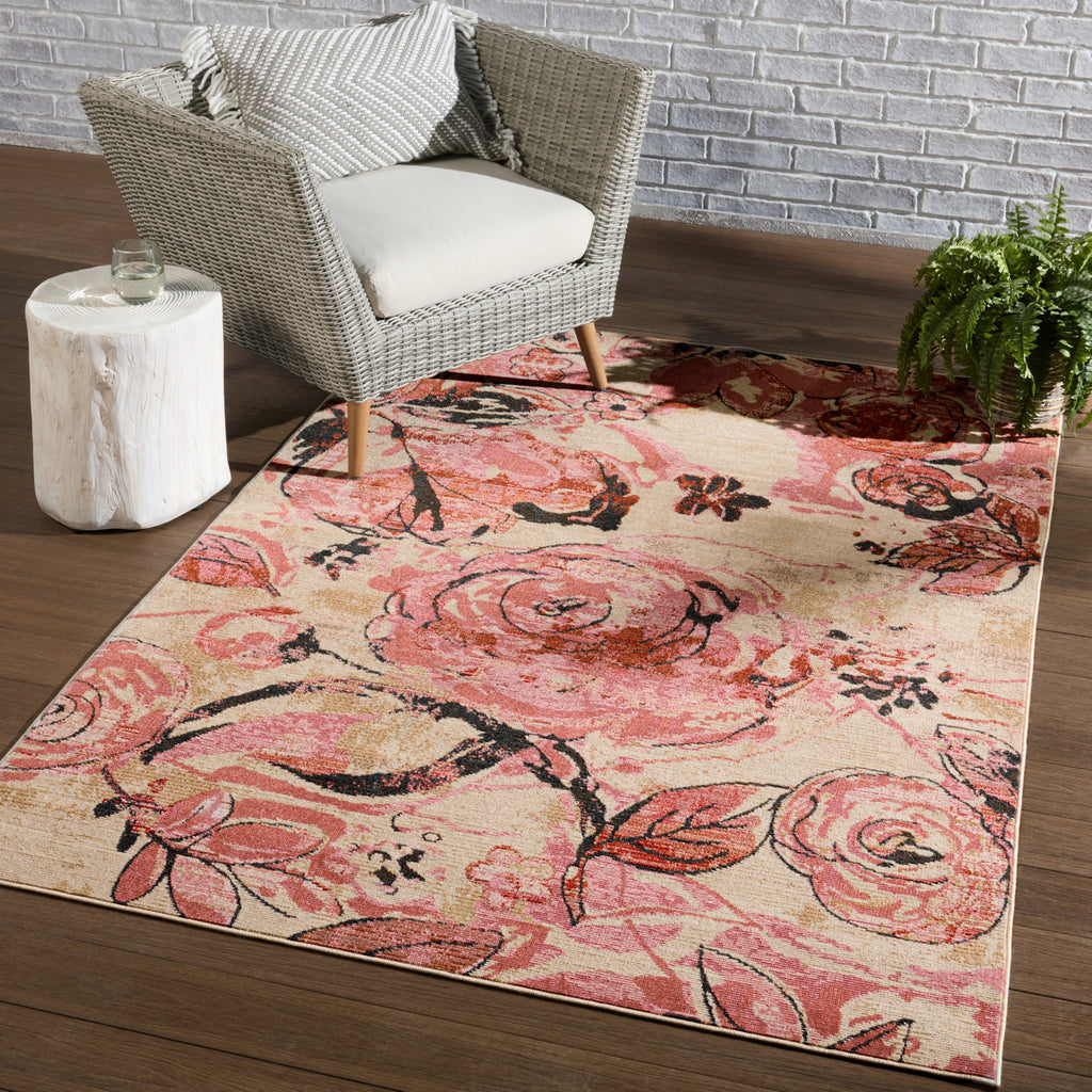 Jaipur Living Swoon Hermione SWO14 Pink/Beige Area Rug by Vibe Lifestyle Image Feature