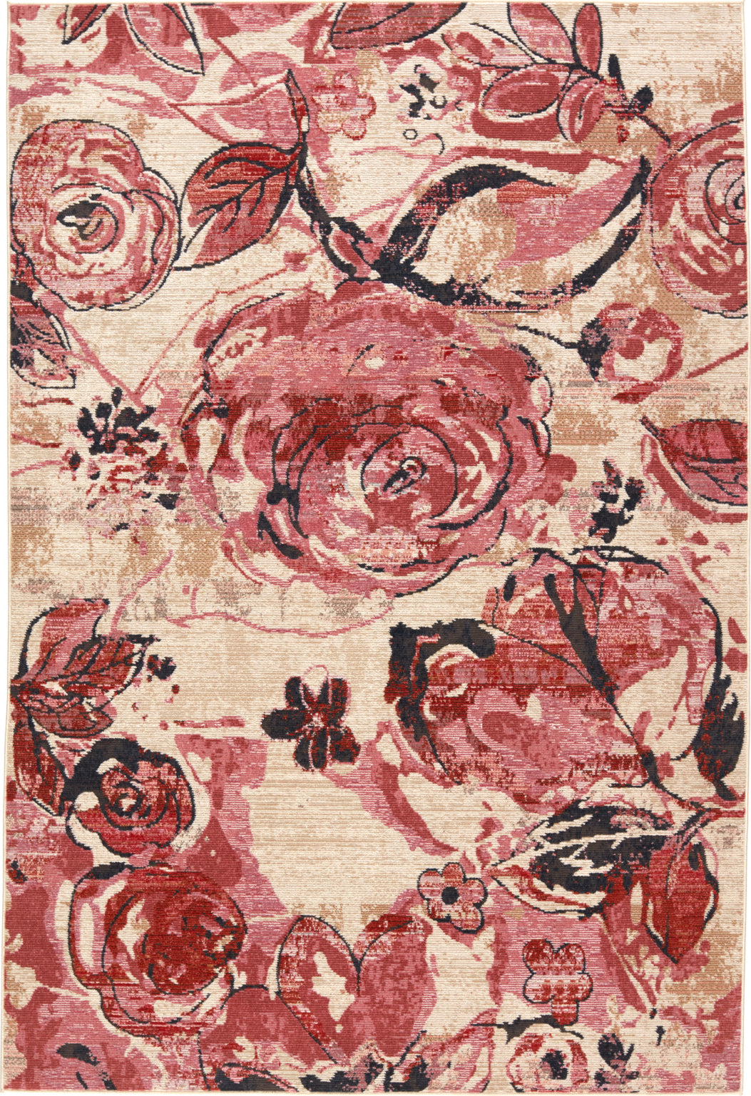 Jaipur Living Swoon Hermione SWO14 Pink/Beige Area Rug by Vibe main image
