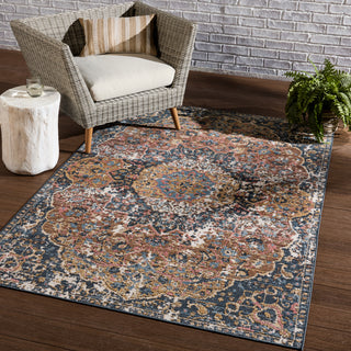 Jaipur Living Swoon Akela SWO15 Dark Blue/Multicolor Area Rug by Vibe Lifestyle Image