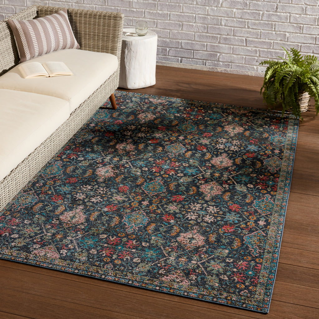 Jaipur Living Swoon Lisana SWO16 Dark Blue/Multicolor Area Rug by Vibe Lifestyle Image Feature
