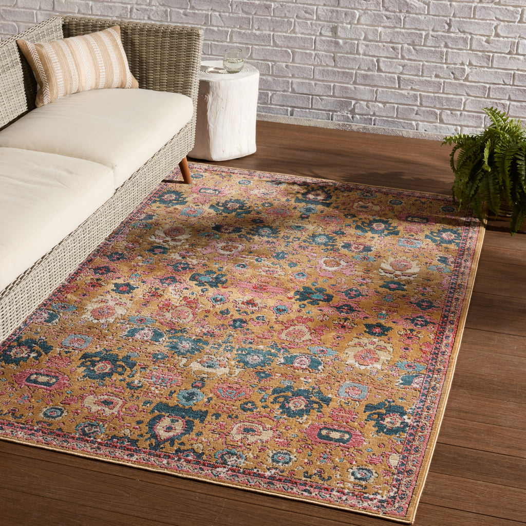 Jaipur Living Swoon Azura SWO17 Pink/Gold Area Rug by Vibe Lifestyle Image Feature