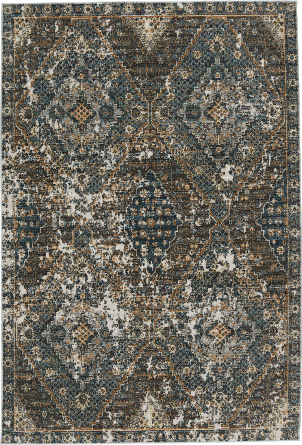 Jaipur Living Swoon Julia SWO18 Blue/Gold Area Rug by Vibe main image