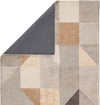 Jaipur Living Syntax Penta SYN01 Gray/Gold Area Rug Folded Backing Image