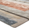 Jaipur Living Syntax Parallel SYN03 Gray/Pink Area Rug Corner Image