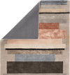 Jaipur Living Syntax Parallel SYN03 Gray/Pink Area Rug Folded Backing Image
