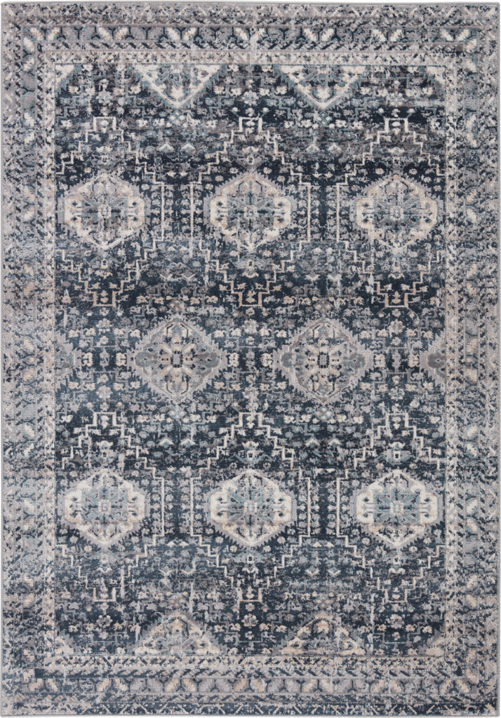 Jaipur Living Sarzana Calimesa SZN01 Dark Blue/Gray Area Rug - Top Down