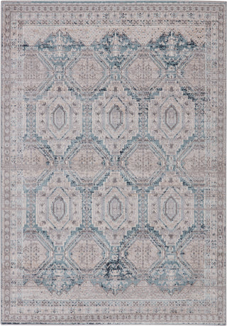 Jaipur Living Sarzana Cabazon SZN02 Gray/Blue Area Rug - Top Down