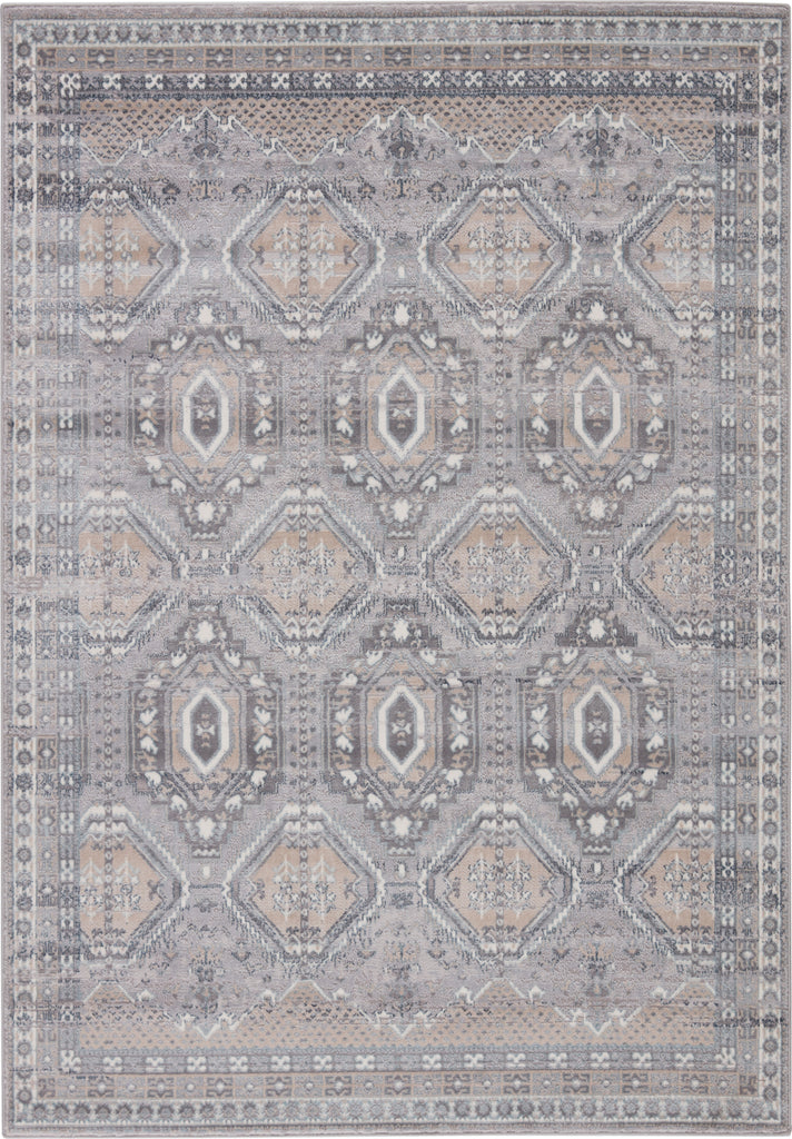 Jaipur Living Sarzana Cabazon SZN05 Gray/Beige Area Rug - Top Down