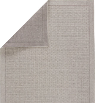 Jaipur Living Tahiti Maeva TAH02 Gray Area Rug by Vibe Folded Backing Image