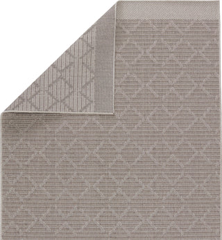 Jaipur Living Tahiti Motu TAH05 Gray/Taupe Area Rug by Vibe Folded Backing Image