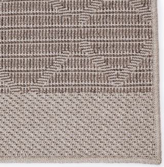 Jaipur Living Tahiti Motu TAH05 Gray/Taupe Area Rug by Vibe Corner Close Up Image