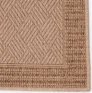 Jaipur Living Tahiti Pareu TAH06 Beige/Light Brown Area Rug by Vibe Detail Image