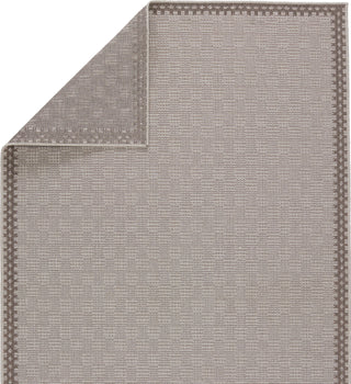 Jaipur Living Tahiti Tiare TAH09 Gray/Taupe Area Rug by Vibe Backing Image