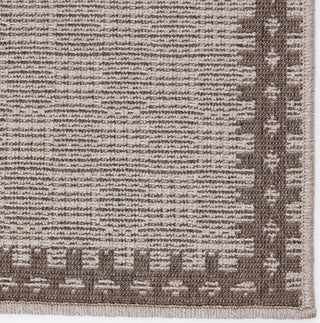 Jaipur Living Tahiti Tiare TAH09 Gray/Taupe Area Rug by Vibe Corner Close Up Image