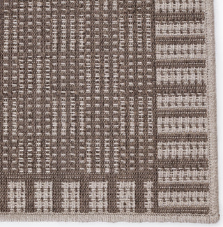 Jaipur Living Tahiti Iti TAH10 Gray/Taupe Area Rug by Vibe Corner  Close Up ImageImage