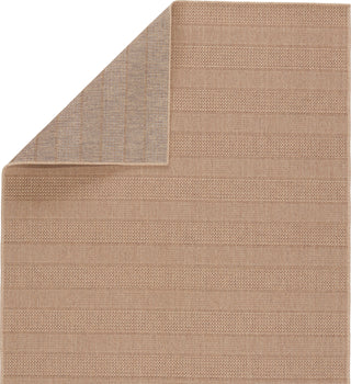 Jaipur Living Tahiti Avae TAH11 Beige/Light Brown Area Rug by Vibe Folded Backing Image