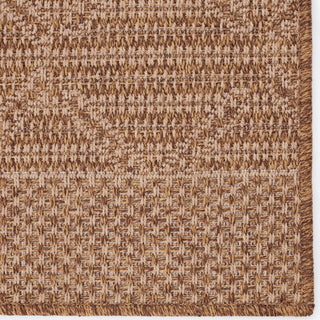 Jaipur Living Tahiti Motu TAH12 Light Brown/Beige Area Rug by Vibe Corner Close Up Image