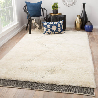 Jaipur Living Tala Ephesus TAL06 Ivory/Black Area Rug Lifestyle Image Feature