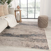 Jaipur Living Tectonic Malachite TEC02 Gray/White Area Rug by Vibe Lifestyle Image Feature