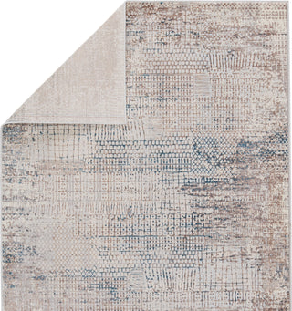 Jaipur Living Tectonic Tolsten TEC04 Tan/Blue Area Rug by Vibe Folded Backing Image