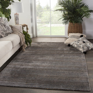 Jaipur Living Trendier Minuit TEI05 Gray/Blue Area Rug Lifestyle Image Feature