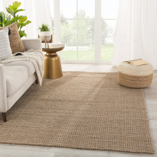 Jaipur Living Tioman Beech TIM01 Tan/Taupe Area Rug Lifestyle Image Feature