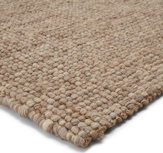 Jaipur Living Tioman Oceana TIM02 Light Gray/Tan Area Rug Corner Image