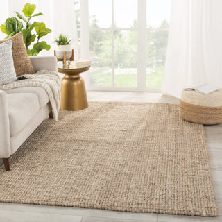 Jaipur Living Tioman Oceana TIM02 Light Gray/Tan Area Rug Lifestyle Image Feature