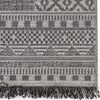 Jaipur Living Tikal Kiyan TKL02 Gray/Light Gray Area Rug Corner Close Up Image