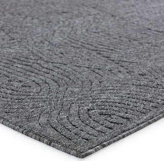 Jaipur Living Tajiri By Nikki Chu Ekon TNC01 Dark Gray Area Rug Corner Image