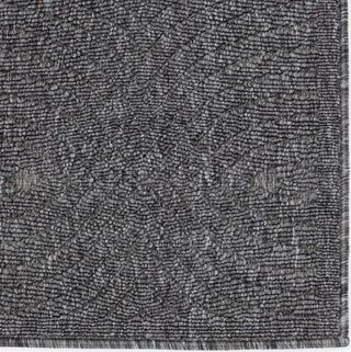 Jaipur Living Tajiri By Nikki Chu Ekon TNC01 Dark Gray Area Rug Corner Close Up Image