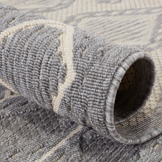 Jaipur Living Tajiri By Nikki Chu Chidi TNC03 Gray/Cream Area Rug Lifestyle Image Feature