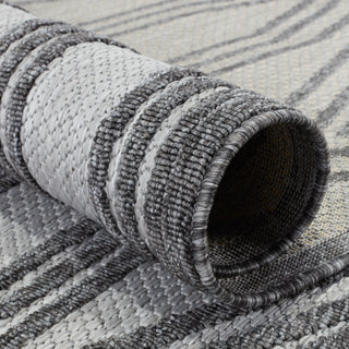 Jaipur Living Tajiri By Nikki Chu Adana TNC05 Dark Gray/Silver Area Rug Lifestyle Image Feature