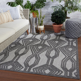 Jaipur Living Tajiri By Nikki Chu Adana TNC05 Dark Gray/Silver Area Rug