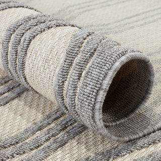 Jaipur Living Tajiri By Nikki Chu Adana TNC06 Cream/Gray Area Rug Lifestyle Image Feature