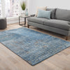 Jaipur Living Transcend Layloe TRD02 Blue Area Rug Lifestyle Image Feature