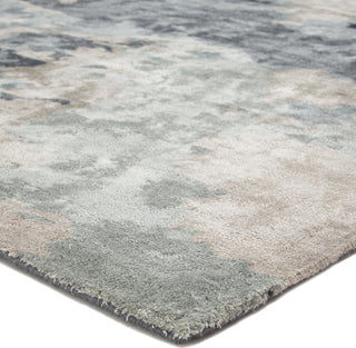 Jaipur Living Transcend Glacier TRD04 Gray/Dark Blue Area Rug Corner Image