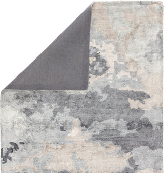 Jaipur Living Transcend Glacier TRD04 Gray/Dark Blue Area Rug Folded Backing Image