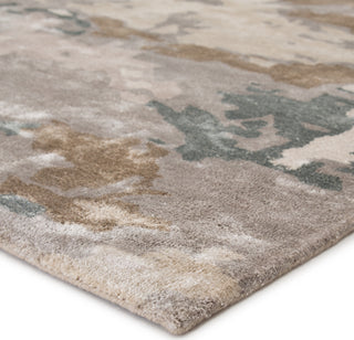 Jaipur Living Transcend Glacier TRD05 Light Gray/Taupe Area Rug Corner Image