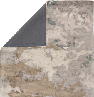 Jaipur Living Transcend Glacier TRD05 Light Gray/Taupe Area Rug Folded Backing Image