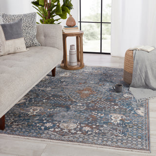 Jaipur Living Terra Harkin TRR09 Blue/Gray Area Rug by Vibe Room Scene Image