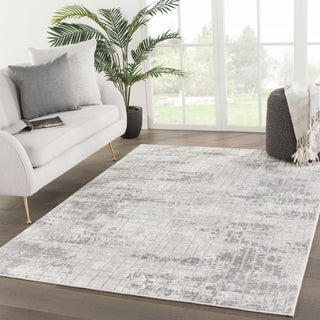 Jaipur Living Tresca Bardot TRS11 Gray/White Area Rug Lifestyle Image Feature