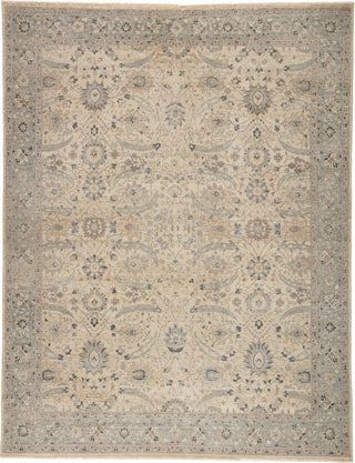 Jaipur Living Tierzah Merey TRZ01 Gray/Beige Area Rug - Top Down