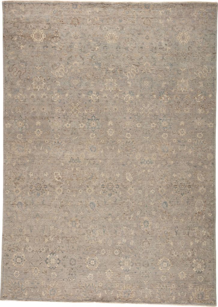 Jaipur Living Tierzah Pembe TRZ02 Gray/Blue Area Rug - Top Down