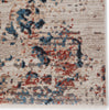 Jaipur Living Tunderra Terrior TUN04 Blue/Red Area Rug by Vibe Corner Close Up Image