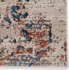 Jaipur Living Tunderra Terrior TUN04 Blue/Red Area Rug by Vibe Corner Close Up Image