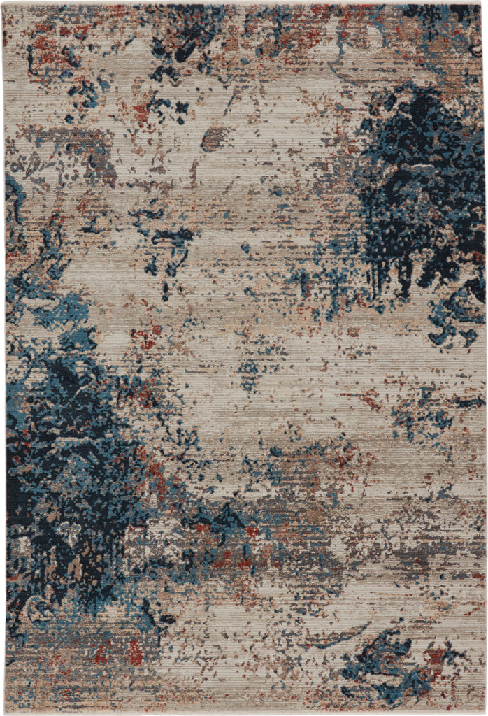 Jaipur Living Tunderra Terrior TUN04 Blue/Red Area Rug by Vibe Main Image