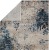 Jaipur Living Tunderra Terrior TUN05 Blue/Gold Area Rug by Vibe